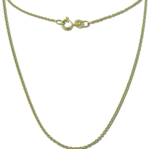 GoldDream Damen Colliers Halskette 50cm Gelbgold 8 Karat GDKB00750Y