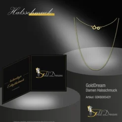 GoldDream Damen Colliers Halskette 42cm Gelbgold 8 Karat GDKB00542Y