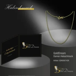 GoldDream Damen Colliers Halskette 42cm Gelbgold 8 Karat GDKB00742K
