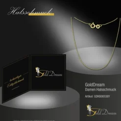 GoldDream Damen Colliers Halskette 38cm Gelbgold 8 Karat GDKB00538Y