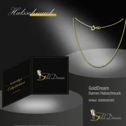 GoldDream Damen Colliers Halskette 36cm Gelbgold 8 Karat GDKB00036Y