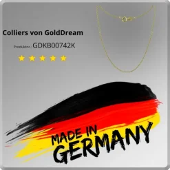 GoldDream Damen Colliers Halskette 42cm Gelbgold 8 Karat GDKB00742K