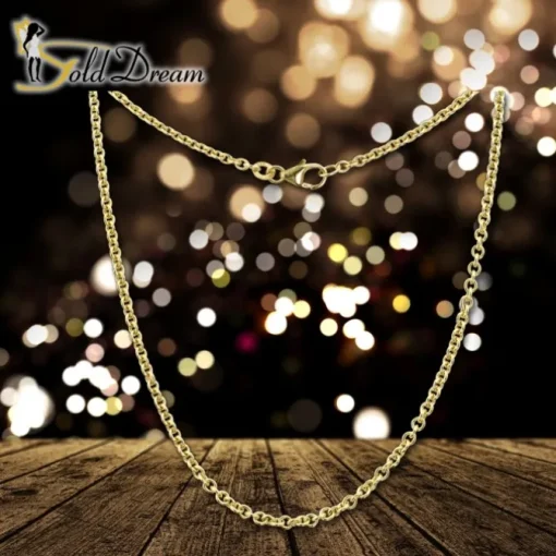 GoldDream Damen Colliers Halskette 50cm Gelbgold 8 Karat GDKB00850Y