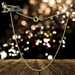 GoldDream Damen Colliers Halskette 40cm Gelbgold 8 Karat GDKB00140Y