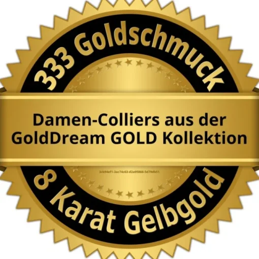 GoldDream Damen Colliers Halskette 40cm Gelbgold 8 Karat GDKB00140Y