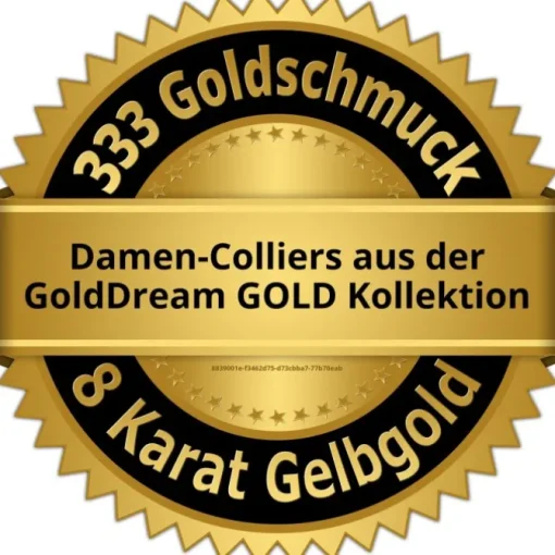 GoldDream Damen Colliers Halskette 42cm Gelbgold 8 Karat GDKB00542Y