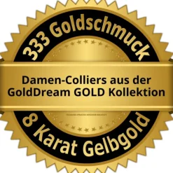 GoldDream Damen Colliers Halskette Lebensbaum 44-46cm Gelbgold 8 Karat GDK50245T