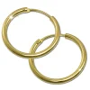 GoldDream Damen Creolen Ohrring 17,5mm Gelbgold 8 Karat GDOB00018K