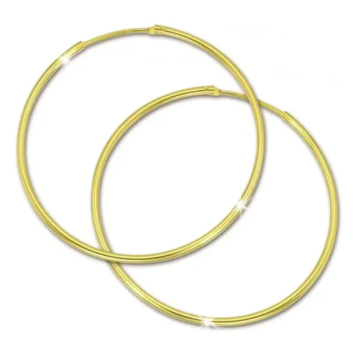 GoldDream Gold Creole 44mm Ohrring 333er Gelbgold Echtschmuck GDO0034Y