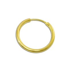 GoldDream Gold Creole 15mm Ohrring 333er Gelbgold Echtschmuck GDO0021Y
