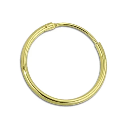 GoldDream Gold Creole 25mm Ohrring 333er Gelbgold Echtschmuck GDO0032Y