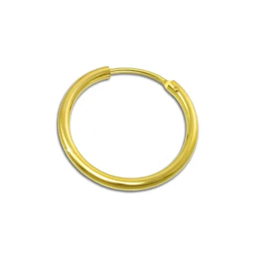GoldDream Gold Creole 15mm Ohrring 333er Gelbgold Echtschmuck GDO0021Y