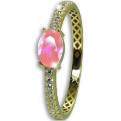 GoldDream Gold Ring Beauty Gr.54 Zirkonia weiß 333er Gelbgold GDR545Y54