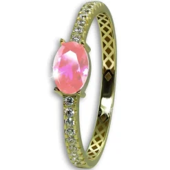 GoldDream Gold Ring Beauty Gr.56 Zirkonia weiß 333er Gelbgold GDR545Y56