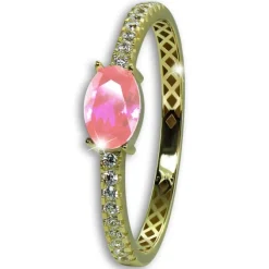 GoldDream Gold Ring Beauty Gr.60 Zirkonia weiß 333er Gelbgold GDR545Y60