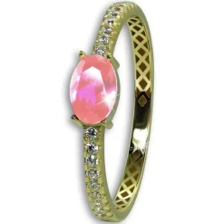 GoldDream Gold Ring Beauty Gr.58 Zirkonia weiß 333er Gelbgold GDR545Y58