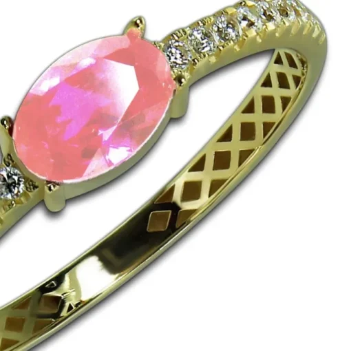 GoldDream Gold Ring Beauty Gr.58 Zirkonia weiß 333er Gelbgold GDR545Y58