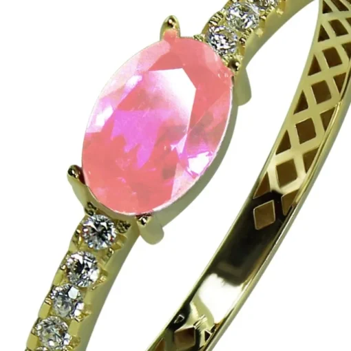 GoldDream Gold Ring Beauty Gr.56 Zirkonia weiß 333er Gelbgold GDR545Y56