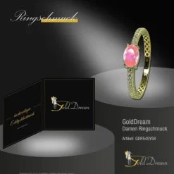 GoldDream Gold Ring Beauty Gr.58 Zirkonia weiß 333er Gelbgold GDR545Y58