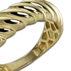 GoldDream Gold Ring Big gedreht Gr.54 333er Gelbgold GDR556Y54