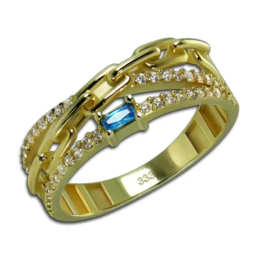 GoldDream Gold Ring Glamour Gr.56 Zirkonia weiß 333er Gelbgold GDR542Y56