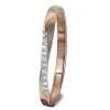 GoldDream Gold Ring Gr.54 Swing Zirkonia weiß 333er Roségold GDR523E54