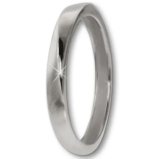 GoldDream Gold Ring Gr.54 Twist 333er Weißgold GDR522J54