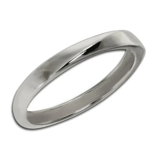 GoldDream Gold Ring Gr.54 Twist 333er Weißgold GDR522J54