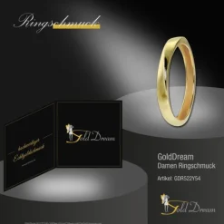GoldDream Gold Ring Gr.54 Twist 333er Gelbgold GDR522Y54