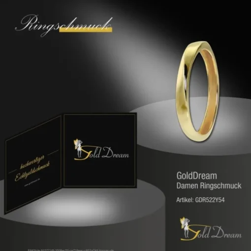 GoldDream Gold Ring Gr.54 Twist 333er Gelbgold GDR522Y54