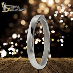 GoldDream Gold Ring Gr.58 Twist 333er Weißgold GDR522J58