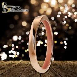 GoldDream Gold Ring Gr.54 Twist 333er Rosegold GDR522E54