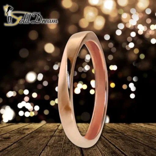 GoldDream Gold Ring Gr.54 Twist 333er Rosegold GDR522E54