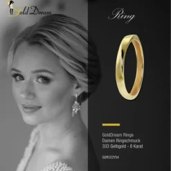 GoldDream Gold Ring Gr.54 Twist 333er Gelbgold GDR522Y54