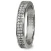 GoldDream Gold Ring Gr.58 Zirkonia weiß 333er Weißgold GDR514J58