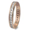GoldDream Gold Ring Gr.56 Zirkonia weiß 333er Roségold GDR520E56