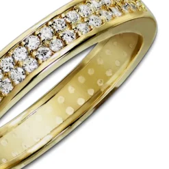 GoldDream Gold Ring Gr.54 Zirkonia weiß 333er Gelbgold GDR514Y54