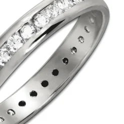 GoldDream Gold Ring Gr.56 Zirkonia weiß 333er Weißgold GDR520J56
