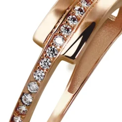 GoldDream Gold Ring Gr.56 Zirkonia weiß 333er Rosegold GDR526E56