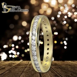 GoldDream Gold Ring Gr.58 Zirkonia weiß 333er Gelbgold GDR520Y58
