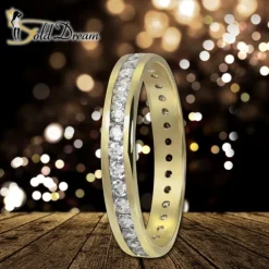 GoldDream Gold Ring Gr.60 Zirkonia weiß 333er Gelbgold GDR520Y60