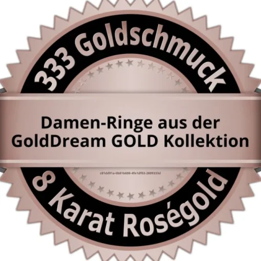 GoldDream Gold Ring Herz Zirkonia weiß Gr.60 333er Rosegold GDR503E60