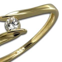 GoldDream Gold Ring Klassik Gr.58 333er Gelbgold GDR553Y58