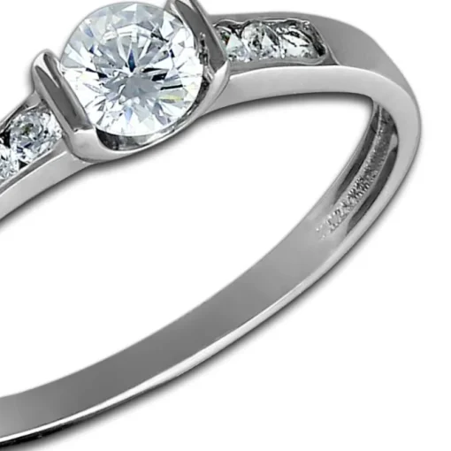 GoldDream Gold Ring Kristall Zirkonia weiß Gr.60 333er Weißgold GDR508J60