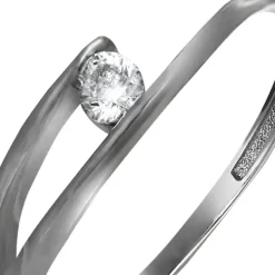 GoldDream Gold Ring New Zirkonia Gr.56 333er Weißgold GDR528J56