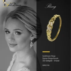 GoldDream Gold Ring Ranke Gr.58 333er Gelbgold GDR551Y58