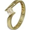 GoldDream Gold Ring Square Gr.58 333er Gelbgold GDR549Y58