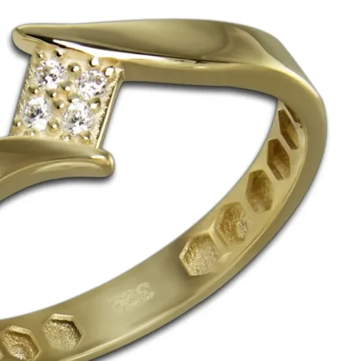 GoldDream Gold Ring Square Gr.58 333er Gelbgold GDR549Y58