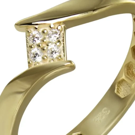 GoldDream Gold Ring Square Gr.58 333er Gelbgold GDR549Y58
