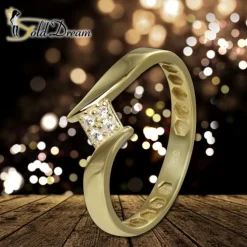 GoldDream Gold Ring Square Gr.58 333er Gelbgold GDR549Y58